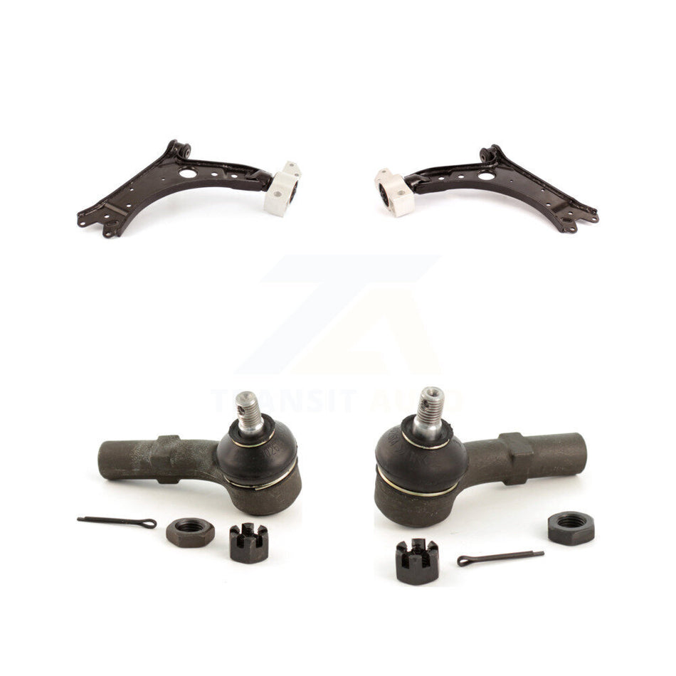 Front Suspension Control Arm And Tie Rod End Kit For Volkswagen Jetta 7th 8th Digit Of VIN Is "9M" Or "1J" KTR-102579