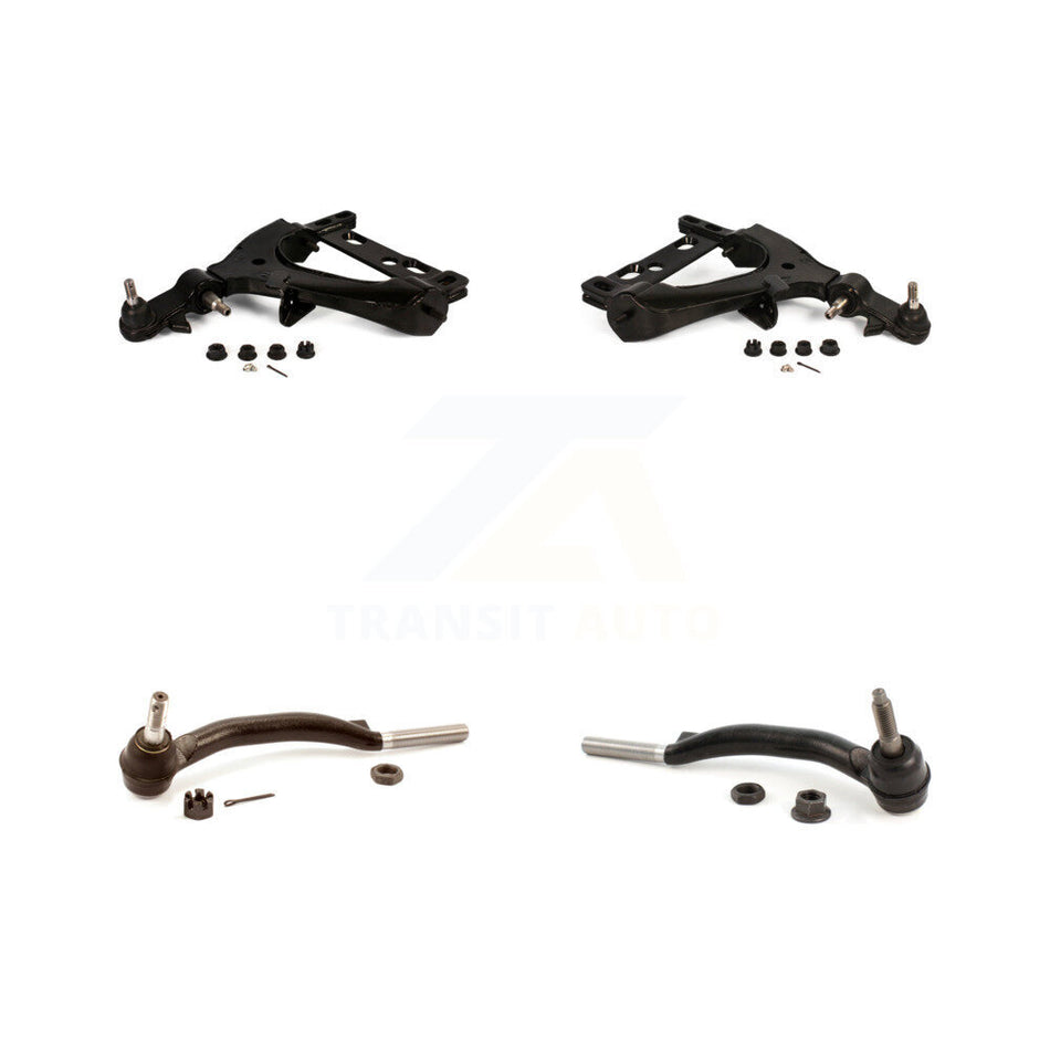 Front Suspension Control Arm Assembly And Tie Rod End Kit For Chevrolet Trailblazer GMC Envoy EXT XL Buick Rainier Oldsmobile Bravada XUV Isuzu Ascender Saab 9-7x KTR-102639