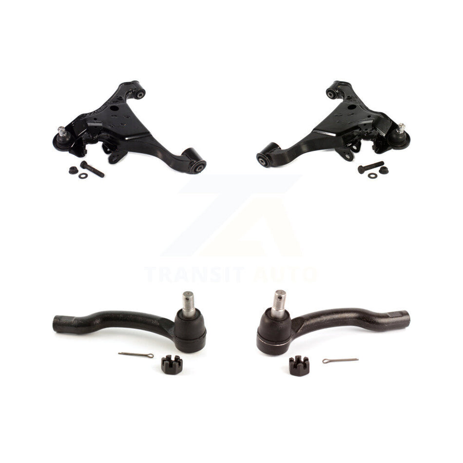 Front Suspension Control Arm Assembly And Tie Rod End Kit For Nissan Frontier Pathfinder Xterra KTR-102642