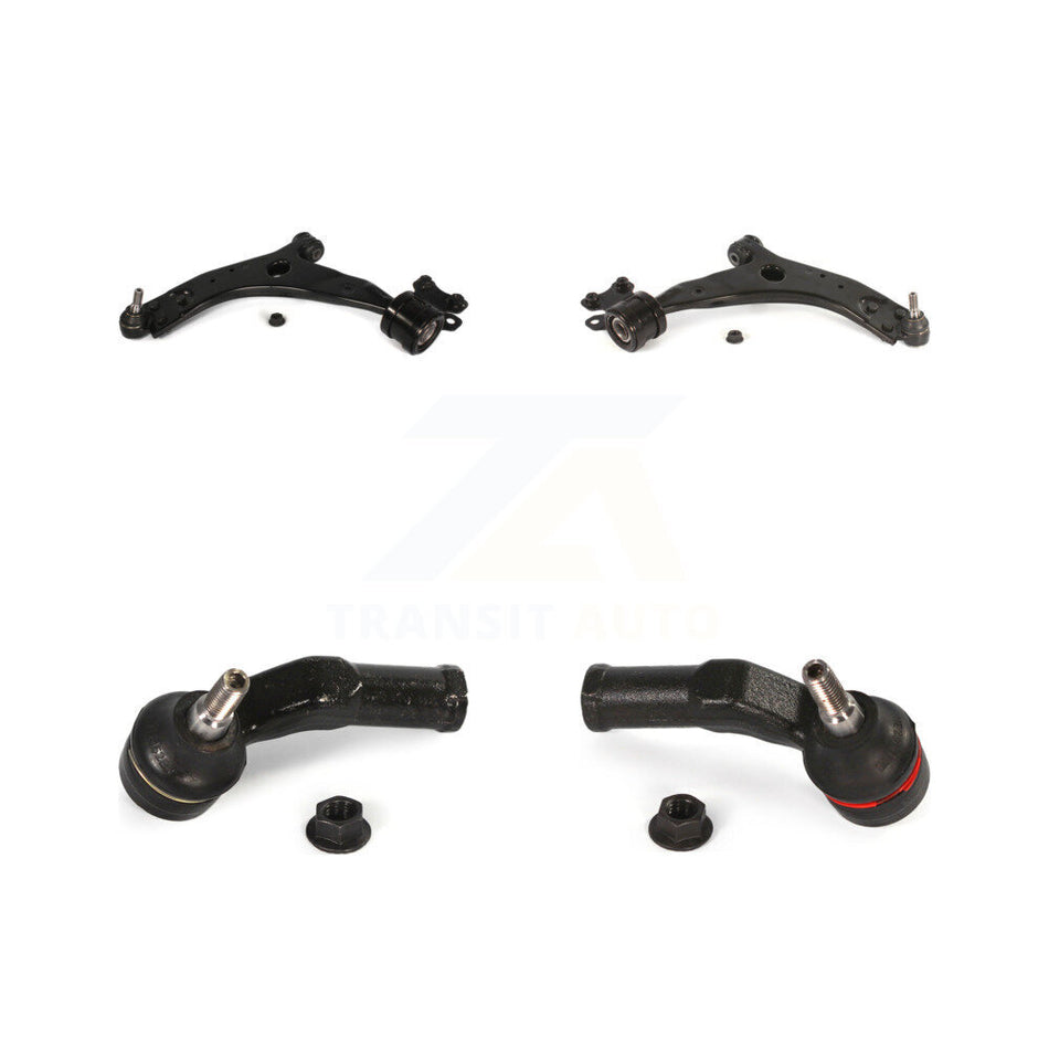 Front Suspension Control Arm Assembly And Tie Rod End Kit For Volvo S40 C70 C30 V50 KTR-102658