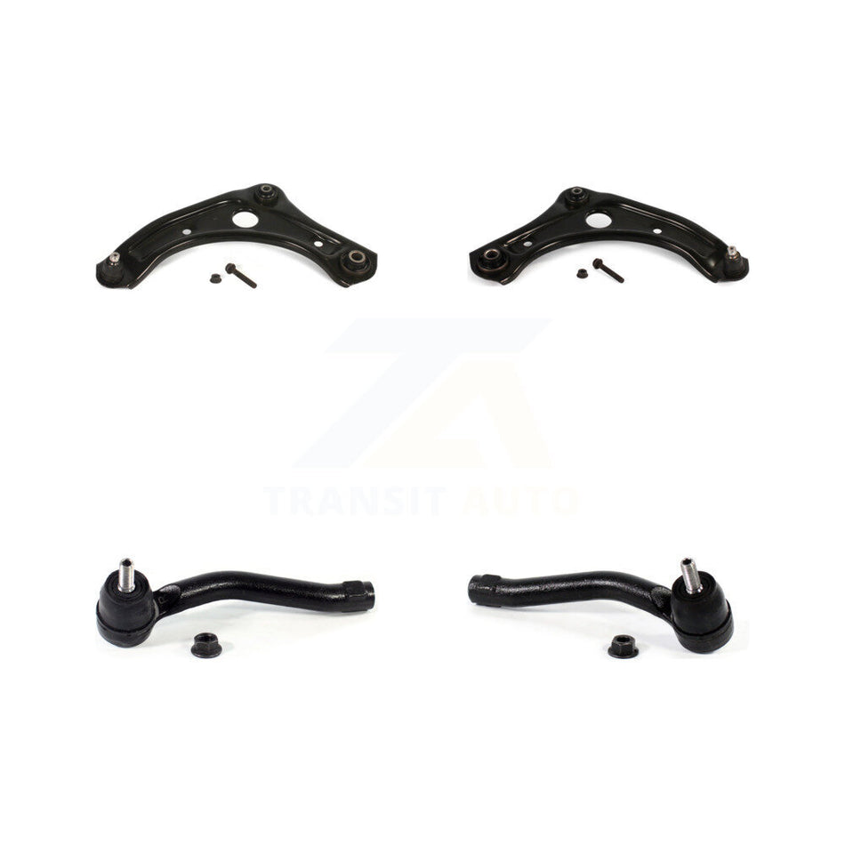 Front Suspension Control Arm Assembly And Tie Rod End Kit For Nissan Versa Note Micra KTR-102674