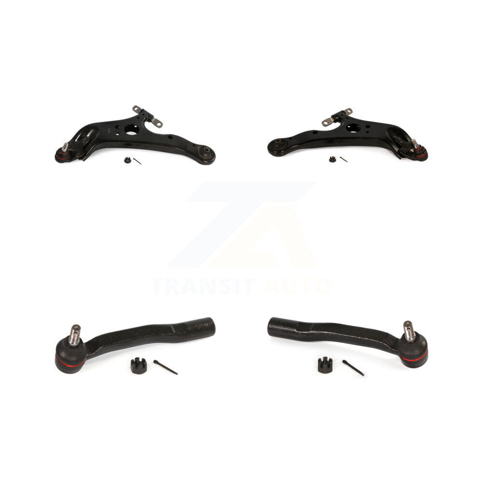 Front Suspension Control Arm Assembly And Tie Rod End Kit For 2011-2019 Toyota Sienna KTR-102679