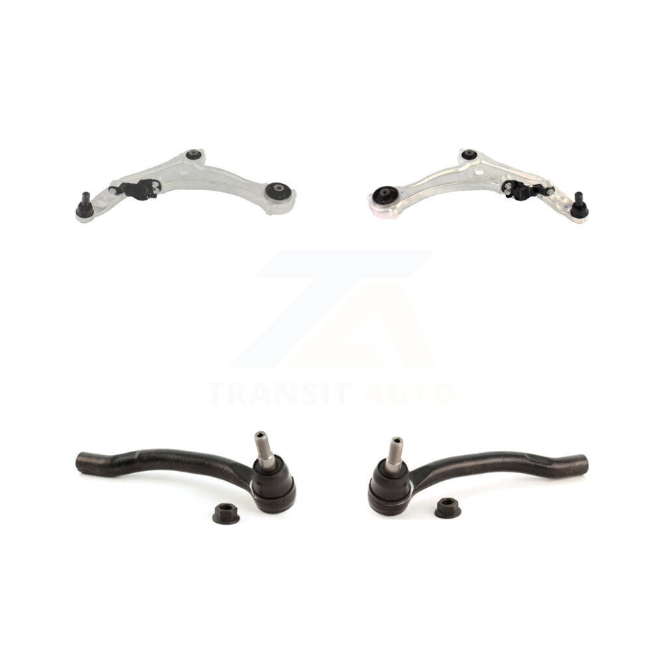 Front Suspension Control Arm Assembly And Tie Rod End Kit For 2009-2014 Nissan Maxima KTR-102682