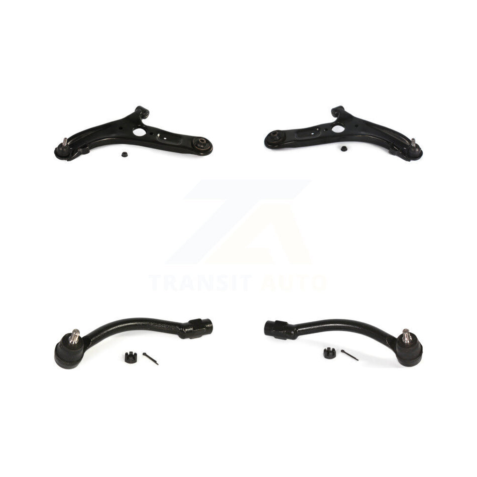 Front Suspension Control Arm Assembly And Tie Rod End Kit For Hyundai Elantra Veloster GT Coupe KTR-102688