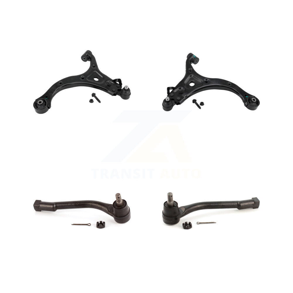 Front Suspension Control Arm Assembly & Tie Rod End Kit For Kia Sedona Hyundai Entourage KTR-102689