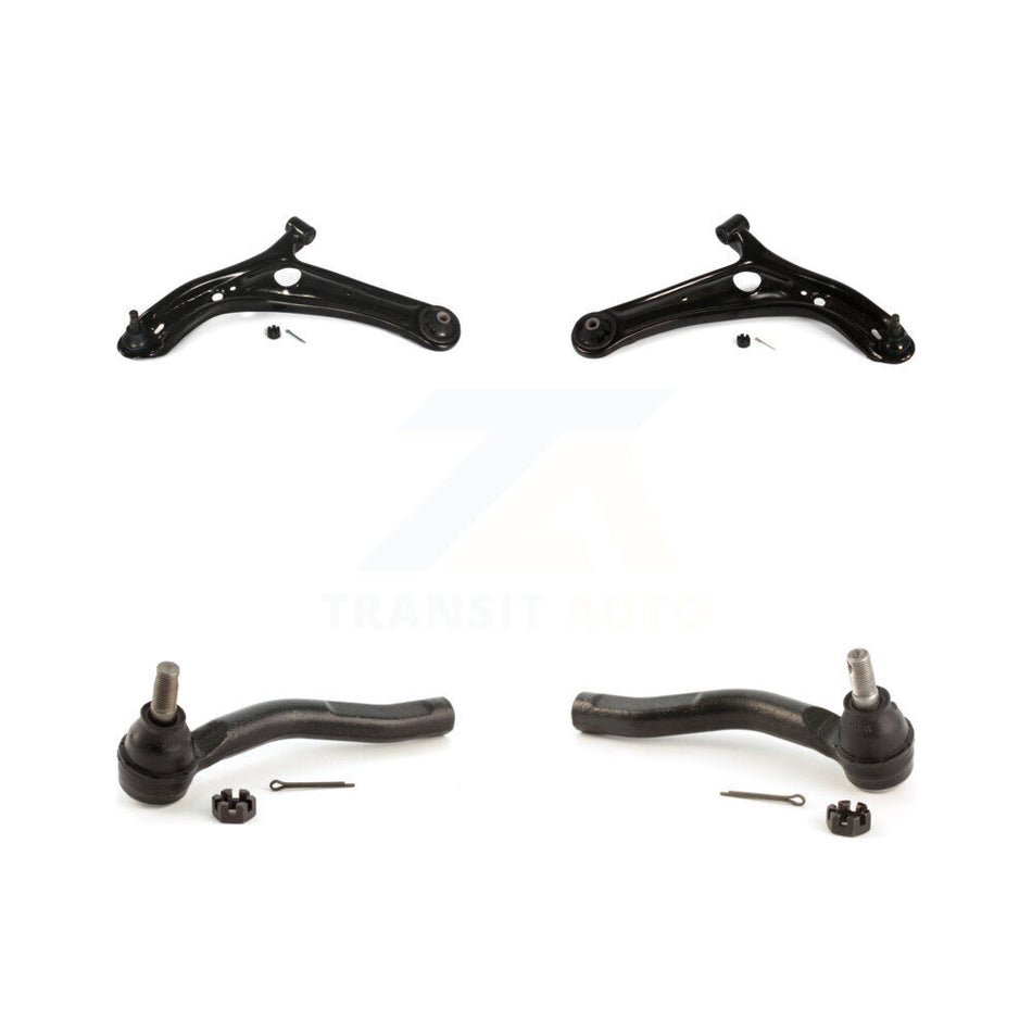 Front Suspension Control Arm Assembly And Tie Rod End Kit For 2004-2005 Toyota Echo Manual steering system KTR-102712