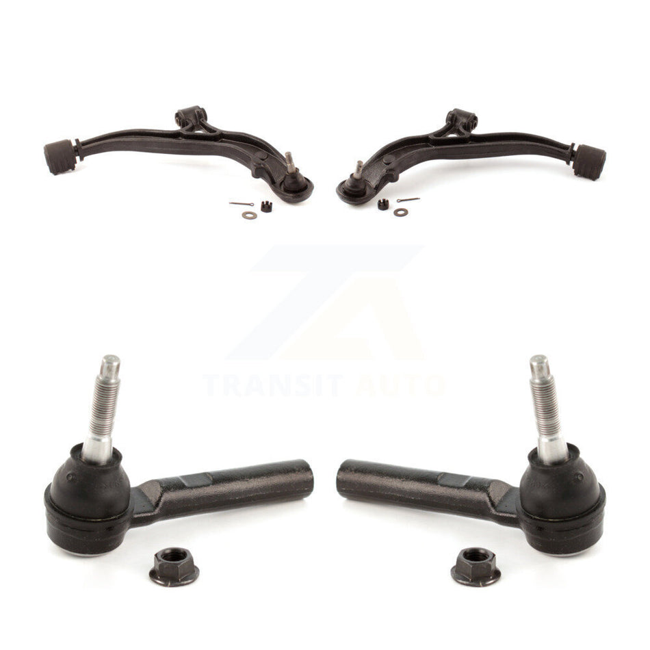 Front Suspension Control Arm Assembly And Tie Rod End Kit For 2005-2007 Dodge Grand Caravan Chrysler Town & Country KTR-102724