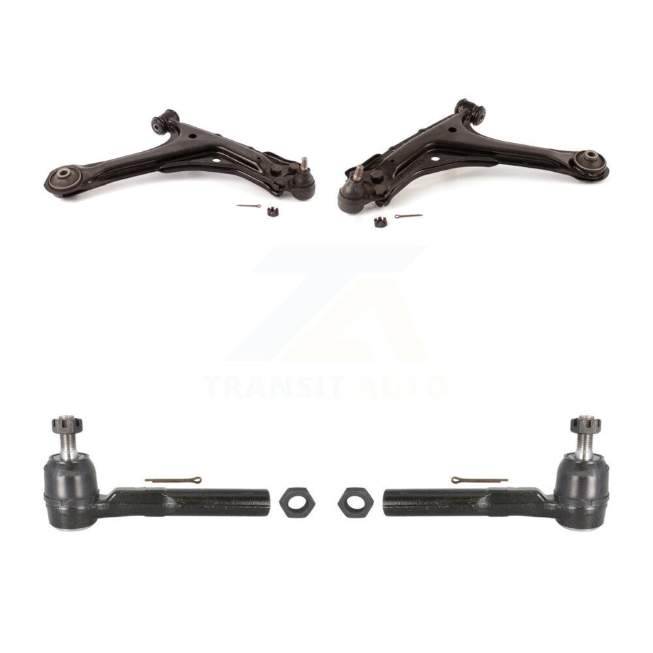Front Suspension Control Arm Assembly And Tie Rod End Kit For 1995-2005 Chevrolet Cavalier Pontiac Sunfire With FE1 KTR-102728