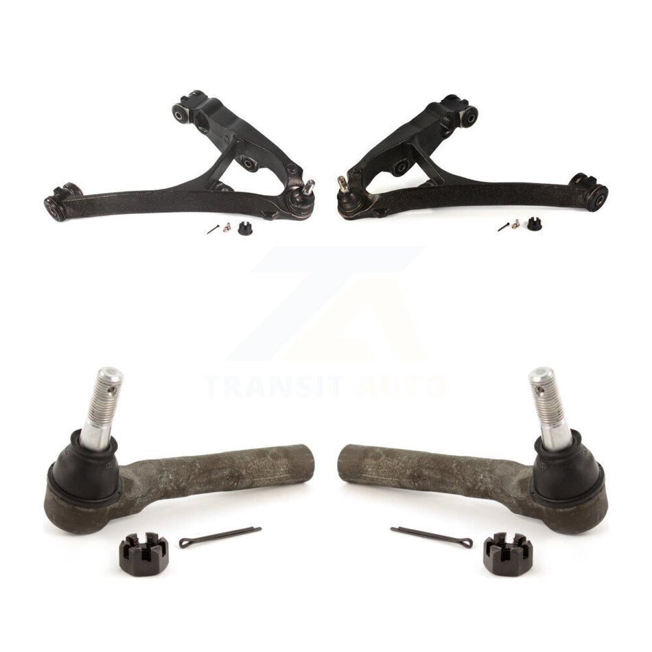 Front Suspension Control Arm Assembly And Tie Rod End Kit For Chevrolet Express 1500 2500 GMC Savana AWD KTR-102749