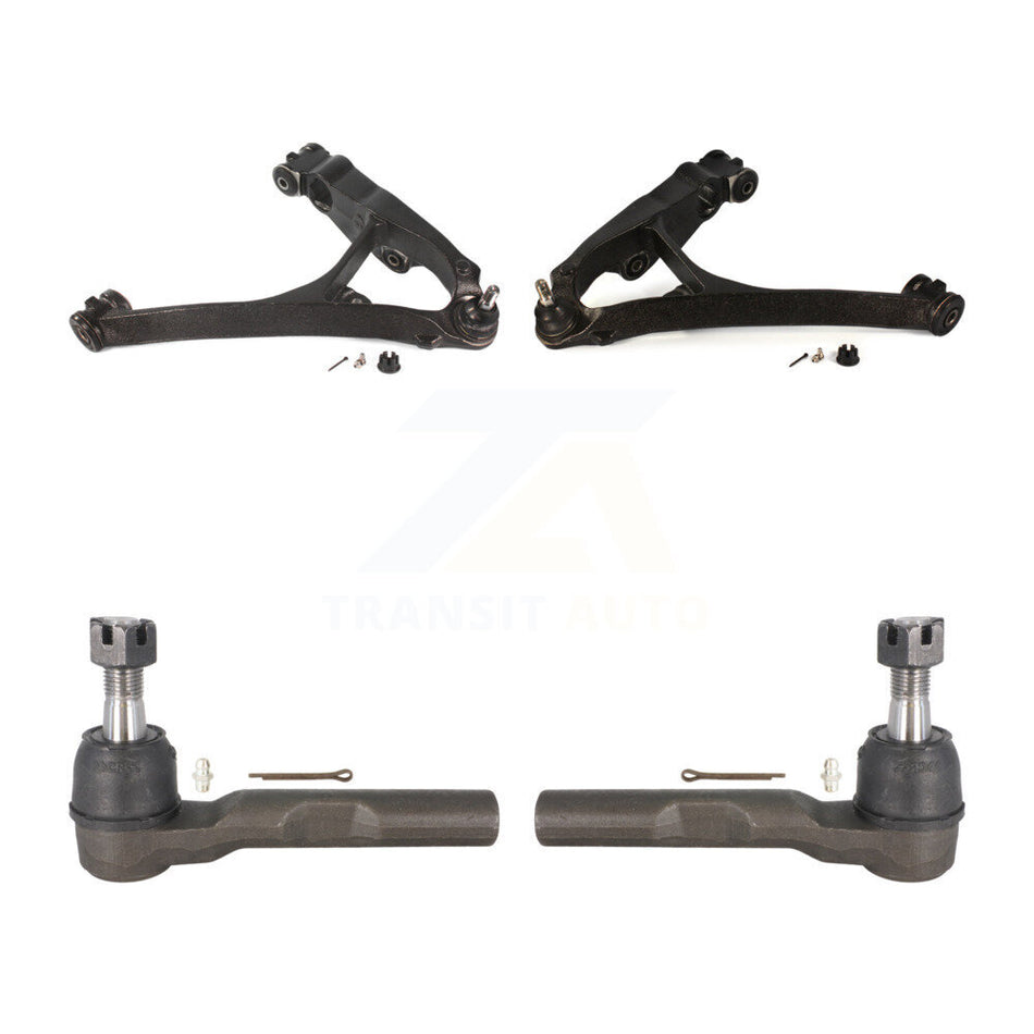 Front Suspension Control Arm Assembly And Tie Rod End Kit For Chevrolet Express 1500 2500 GMC Savana AWD KTR-102749