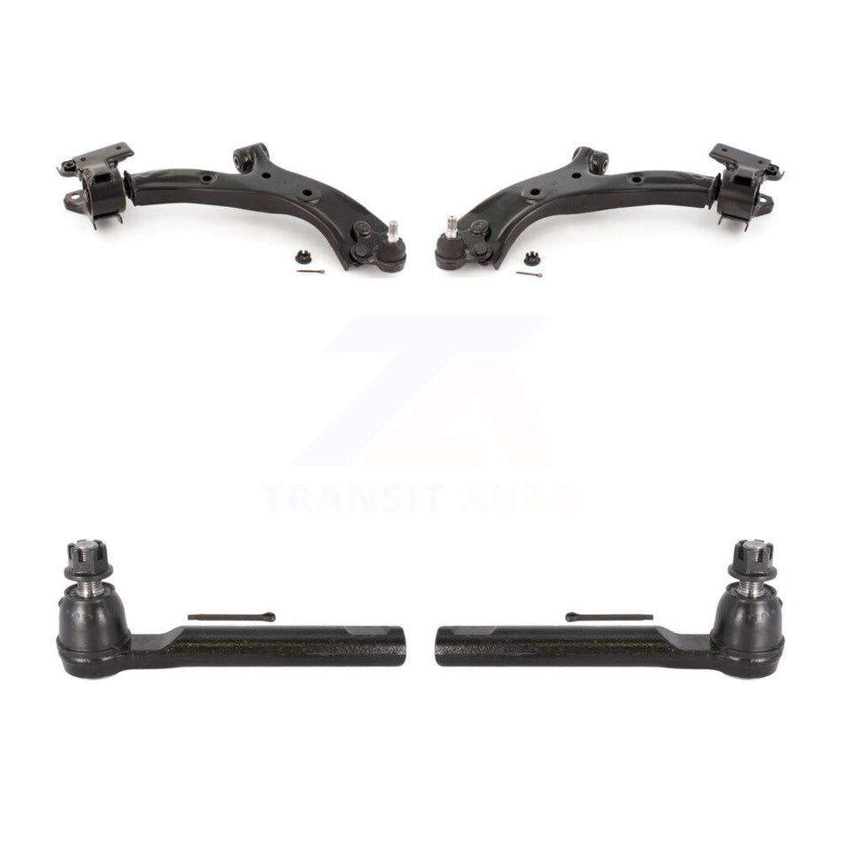 Front Suspension Control Arm Assembly And Tie Rod End Kit For 2007-2011 Honda CR-V Vehicles Manufactured In USA KTR-102753