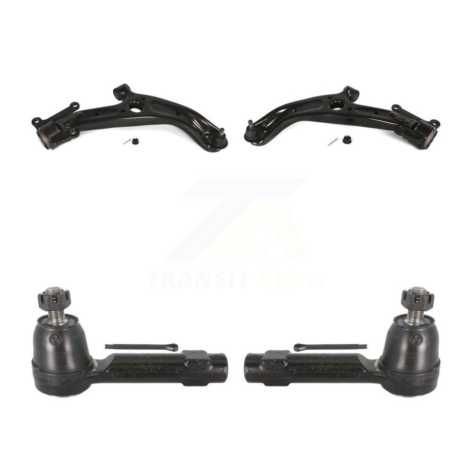 Front Suspension Control Arm Assembly And Tie Rod End Kit For 2007-2008 Honda Fit KTR-102755