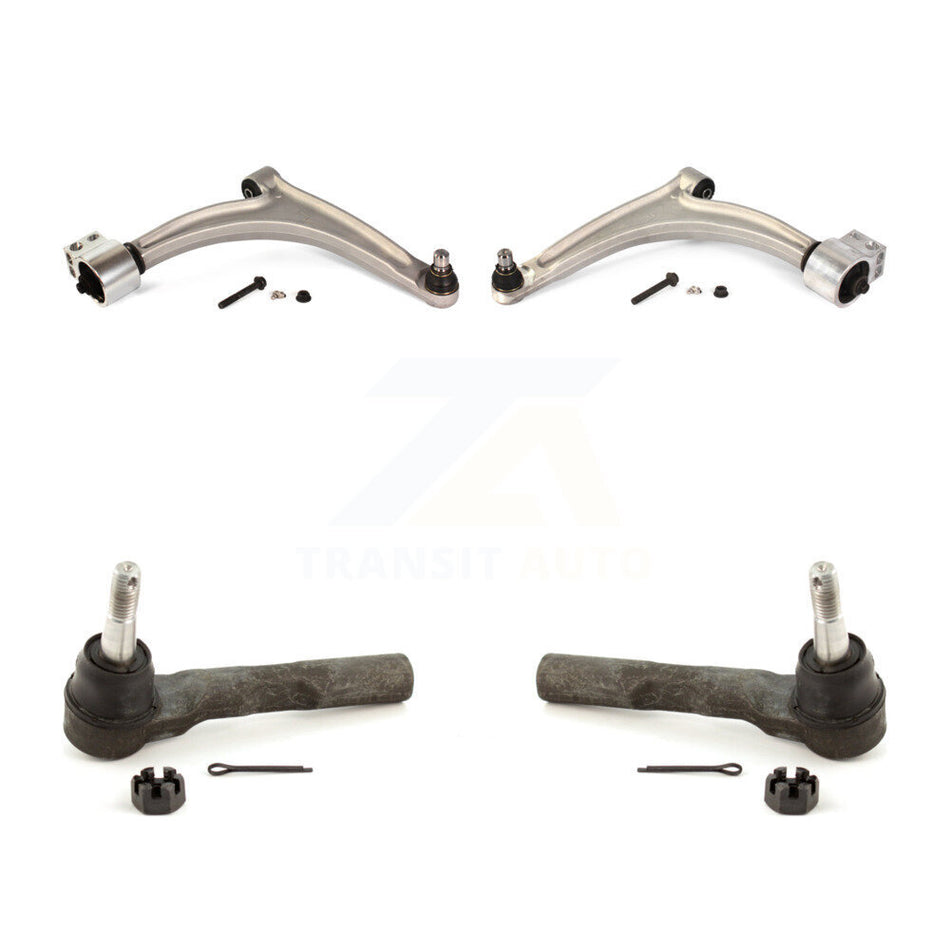 Front Suspension Control Arm Assembly And Tie Rod End Kit For Chevrolet Malibu Pontiac G6 Saturn Aura Contains Rear Bushings KTR-102777