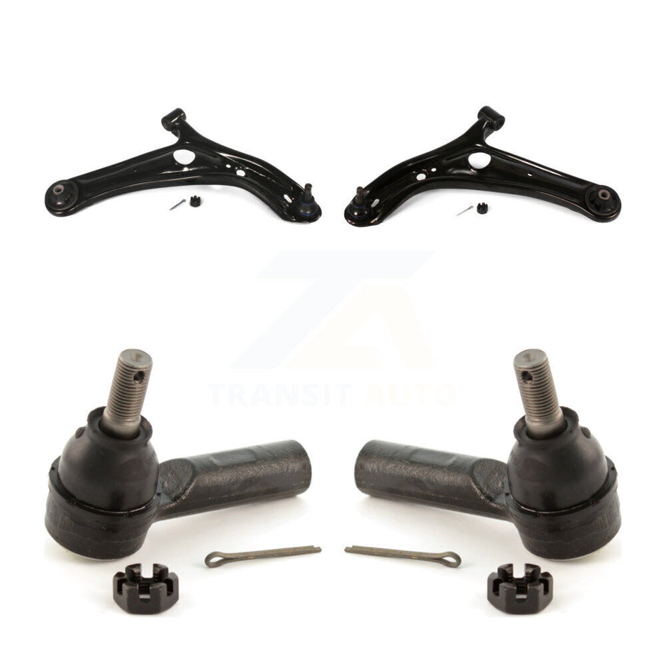 Front Suspension Control Arm Assembly And Tie Rod End Kit For 2004-2005 Toyota Echo Power steering system KTR-102811