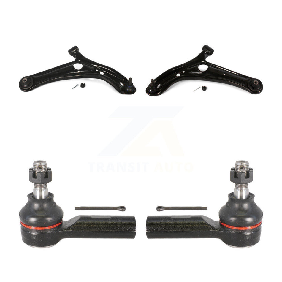 Front Suspension Control Arm Assembly And Tie Rod End Kit For 2004-2005 Toyota Echo Power steering system KTR-102811