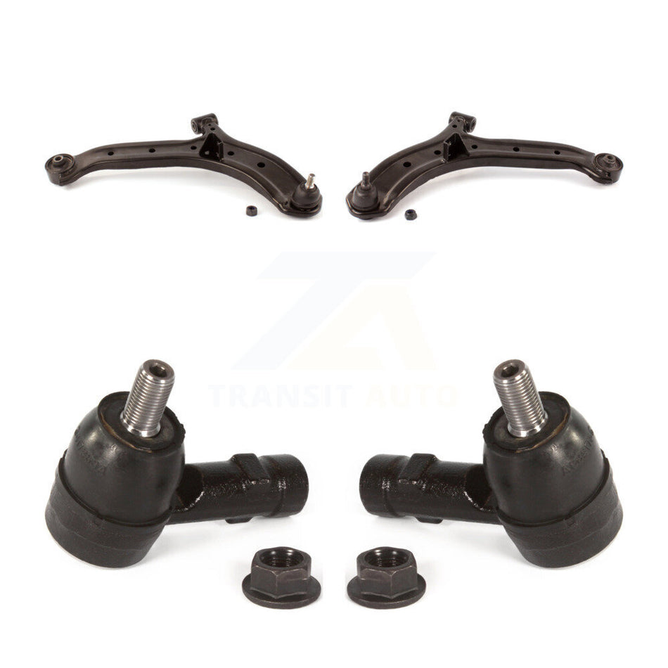 Front Suspension Control Arm Assembly And Tie Rod End Kit For 2000-2005 Hyundai Accent KTR-102839