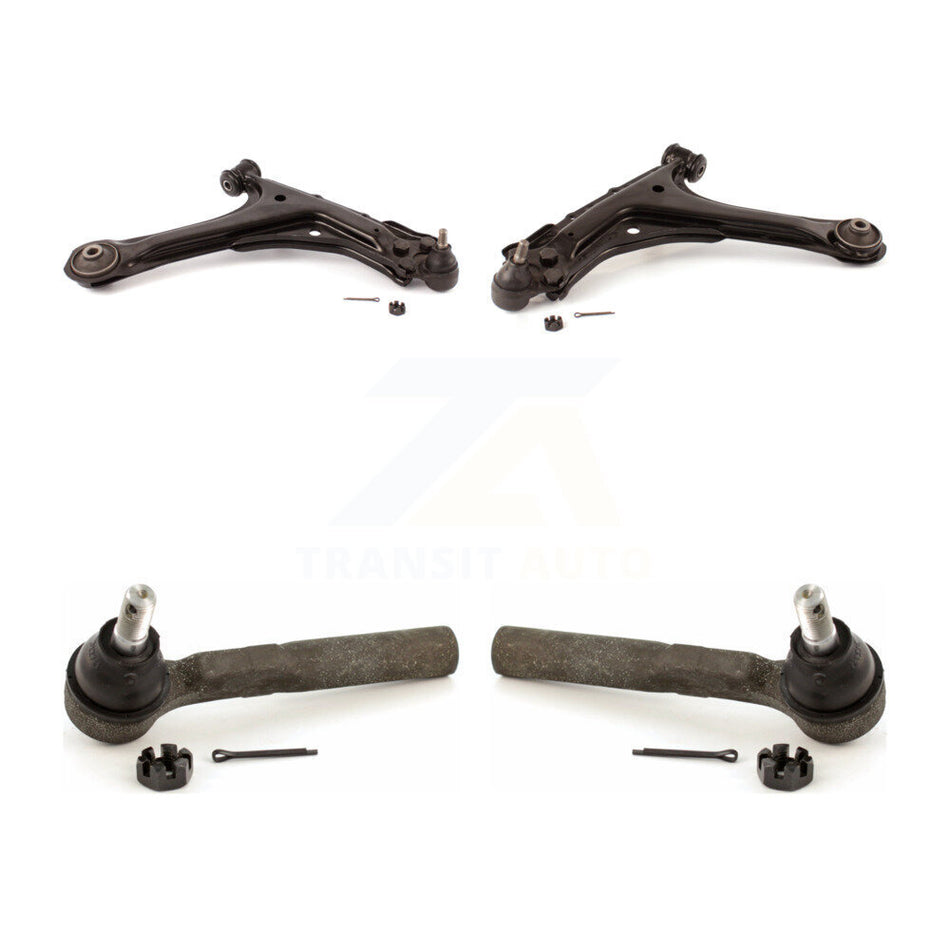 Front Suspension Control Arm Assembly And Tie Rod End Kit For 1995-2005 Chevrolet Cavalier Pontiac Sunfire With FE1 KTR-102847
