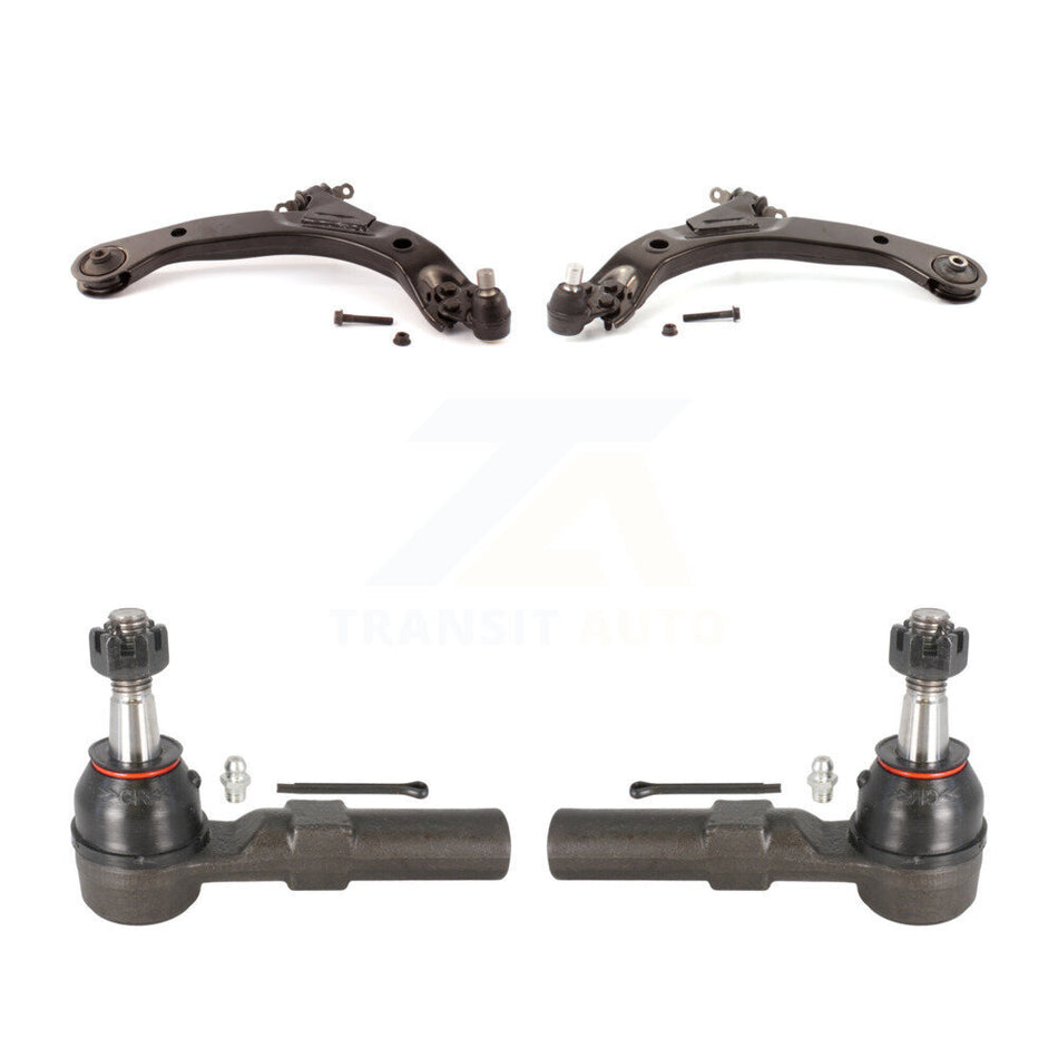 Front Suspension Control Arm Assembly And Tie Rod End Kit For Chevrolet Cobalt Saturn Ion HHR Pontiac G5 Pursuit KTR-102849