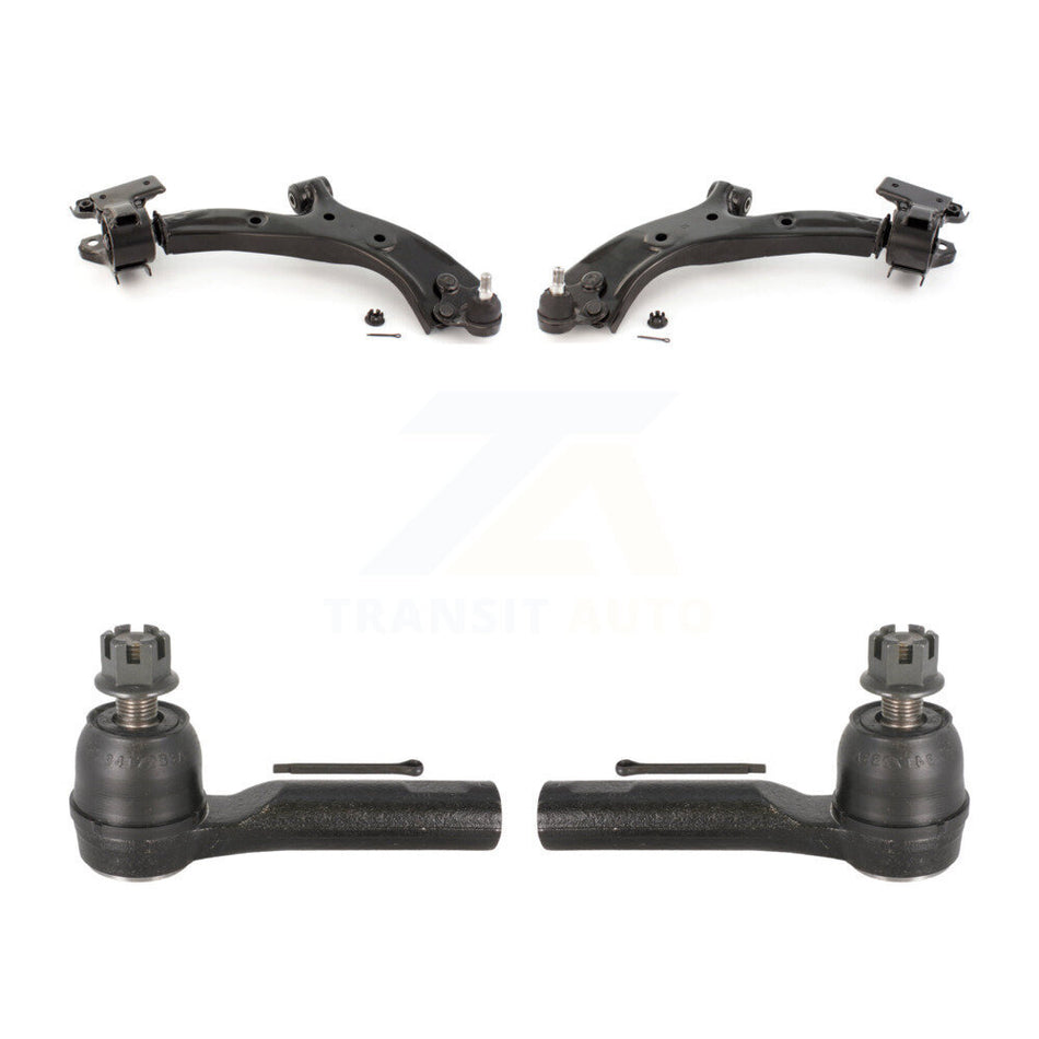Front Suspension Control Arm Assembly And Tie Rod End Kit For 2007-2011 Honda CR-V Vehicles Manufactured In Japan KTR-102873