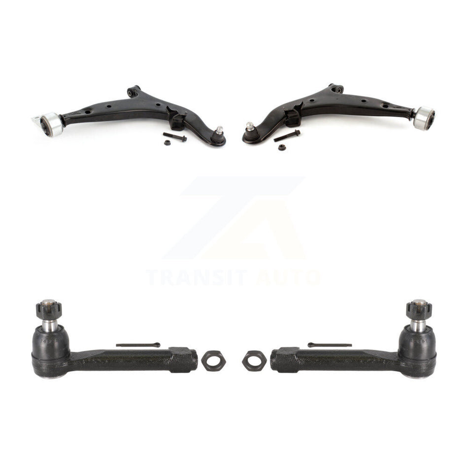 Front Suspension Control Arm Assembly And Tie Rod End Kit For 2004-2009 Nissan Quest KTR-102885