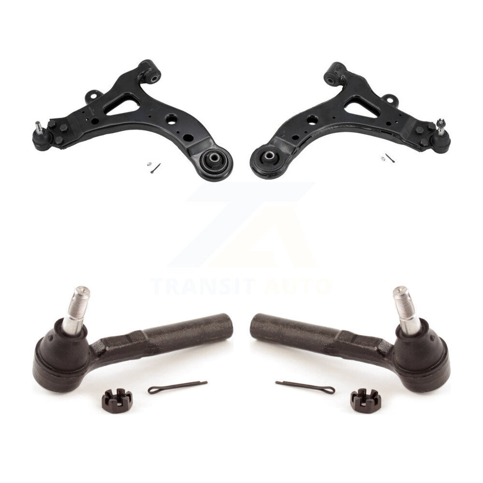 Front Suspension Control Arm Assembly And Tie Rod End Kit For Chevrolet Uplander Pontiac Montana Buick Terraza Saturn Relay Without Sway Bar Mounting Tab KTR-102905