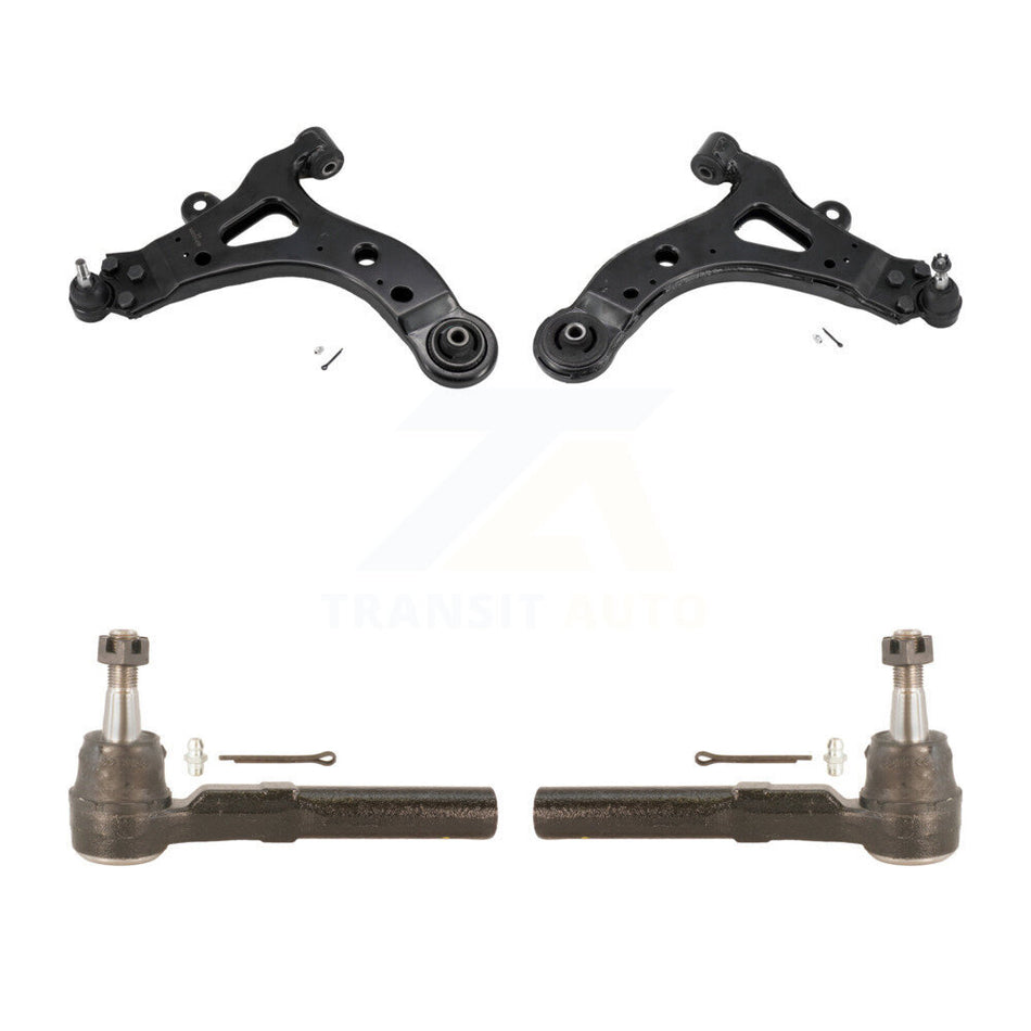 Front Suspension Control Arm Assembly And Tie Rod End Kit For Chevrolet Uplander Pontiac Montana Buick Terraza Saturn Relay Without Sway Bar Mounting Tab KTR-102905