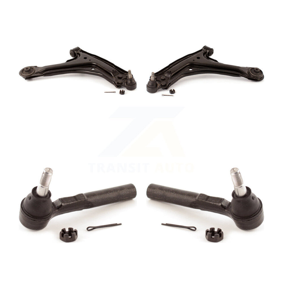 Front Suspension Control Arm Assembly And Tie Rod End Kit For Chevrolet Pontiac Grand Am Malibu Oldsmobile Alero Classic Cutlass KTR-102923