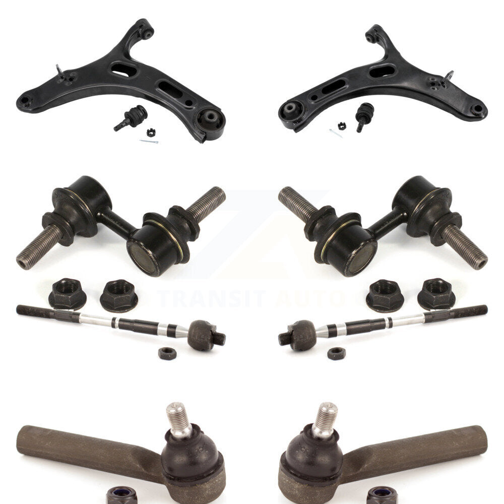 Front Control Arm And Ball Joint Tie Rod End Link Kit (8Pc) For 2010-2014 Subaru Legacy KTR-102937