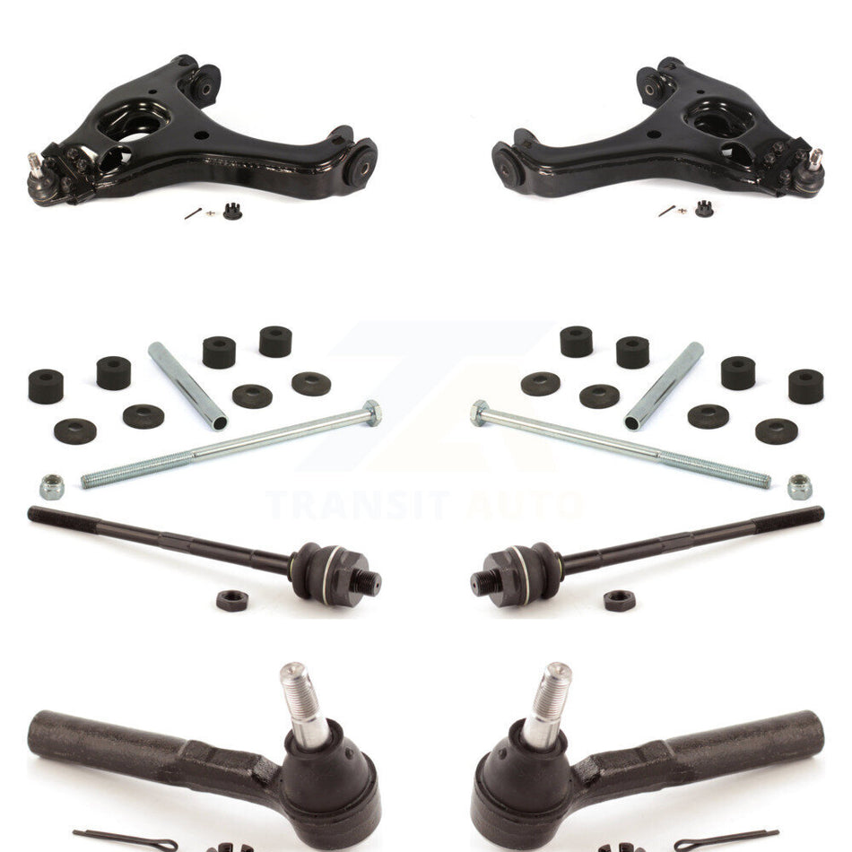 Front Control Arm Ball Joint Tie Rod End Link Kit (8Pc) For Chevrolet Silverado 1500 GMC KTR-102938