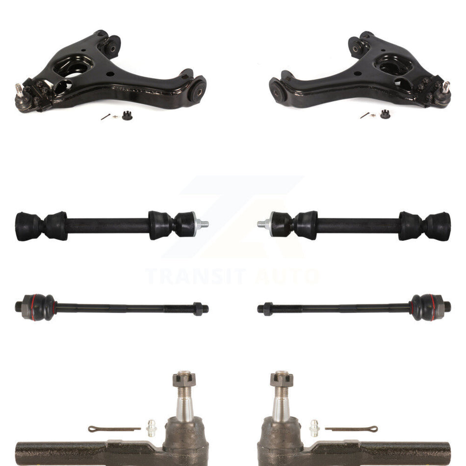 Front Control Arm Ball Joint Tie Rod End Link Kit (8Pc) For Chevrolet Silverado 1500 GMC KTR-102938