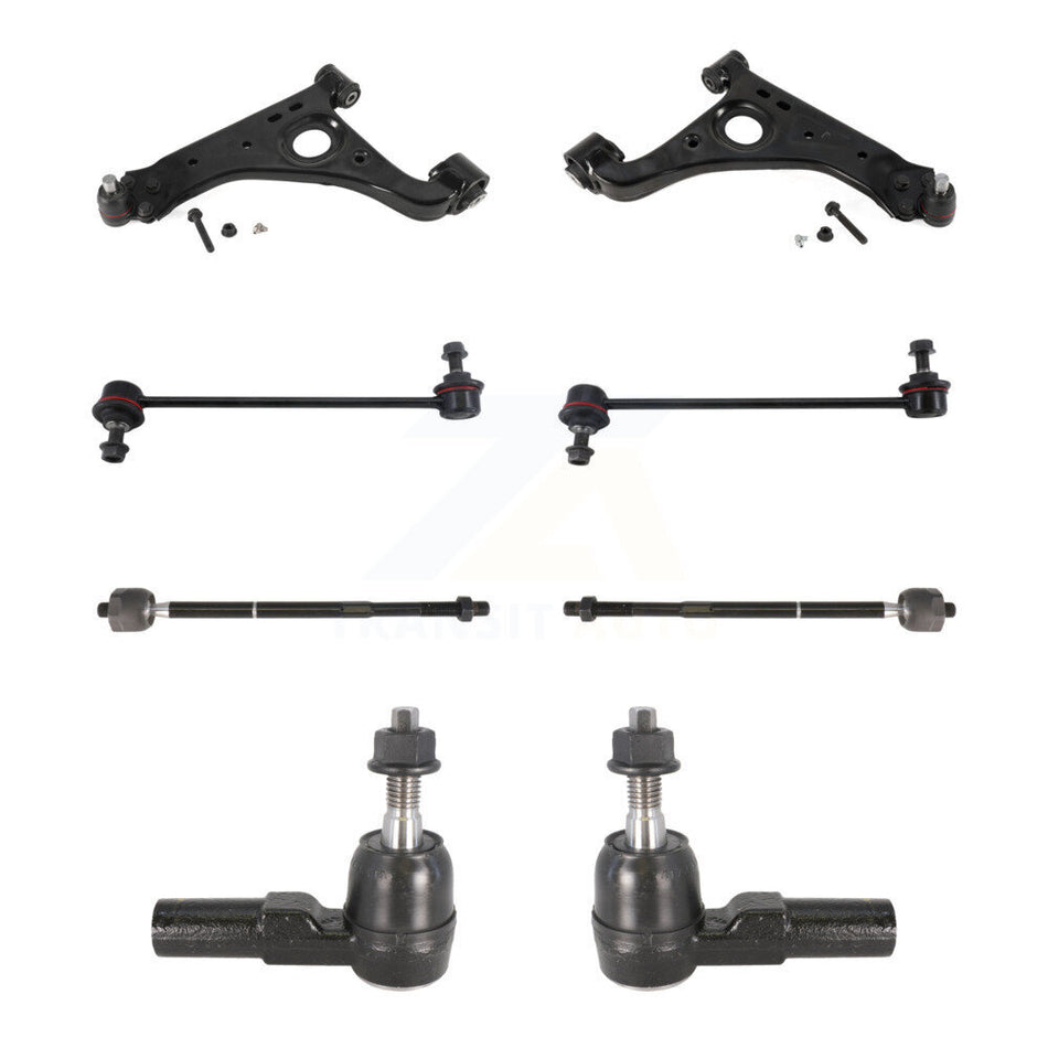 Front Suspension Control Arm And Ball Joint Assembly Steering Tie Rod End Stabilizer Bar Link Kit (8Pc) For Buick Encore Chevrolet Trax KTR-102970