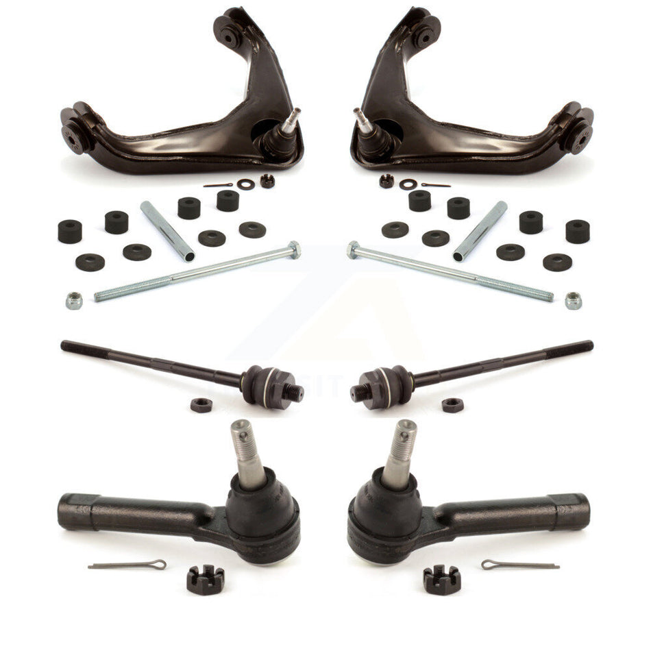 Front Suspension Control Arm And Ball Joint Assembly Steering Tie Rod End Stabilizer Bar Link Kit For Chevrolet Silverado 2500 GMC Sierra Suburban Yukon XL KTR-102973