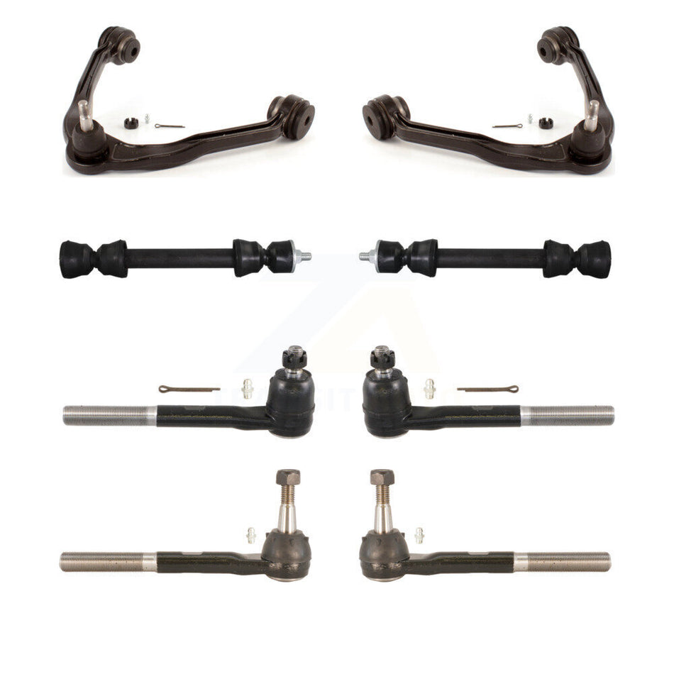 Front Suspension Control Arm And Ball Joint Assembly Steering Tie Rod End Stabilizer Bar Link Kit For 2000 GMC Yukon 5.7L KTR-102977