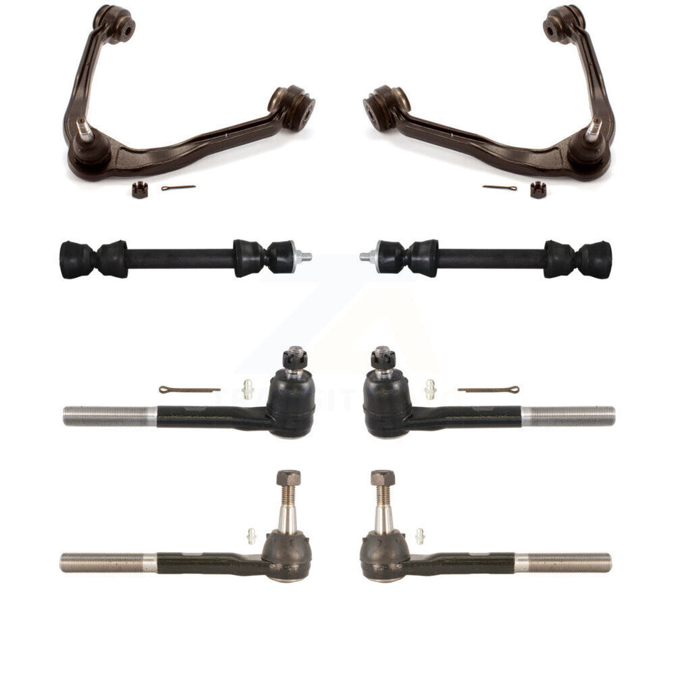 Front Suspension Control Arm And Ball Joint Assembly Steering Tie Rod End Stabilizer Bar Link Kit For 2000 GMC Yukon 5.7L KTR-102985