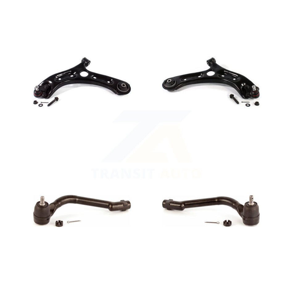 Front Suspension Control Arm Assembly And Tie Rod End Kit For 2016-2017 Hyundai Tucson FUEL CELL EV (FCEV) engine KTR-103112