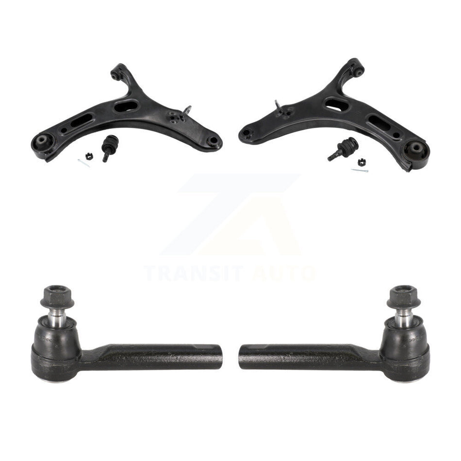 Front Suspension Control Arm And Tie Rod End Kit For 2010-2014 Subaru Outback Legacy KTR-103126