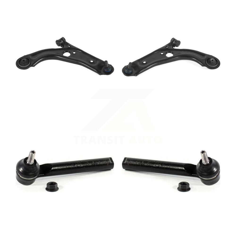 Front Suspension Control Arm Assembly & Tie Rod End Kit For Fiat 500 Naturally Aspirated KTR-103130