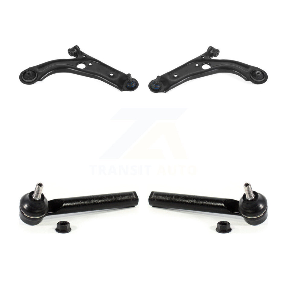 Front Suspension Control Arm Assembly & Tie Rod End Kit For Fiat 500 Naturally Aspirated KTR-103130