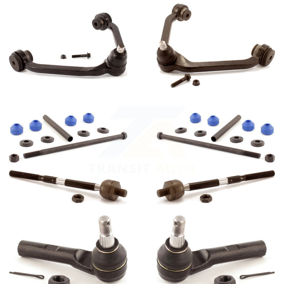 Front Suspension Control Arm And Ball Joint Assembly Steering Tie Rod End Stabilizer Bar Link Kit (8Pc) For Ford Ranger Explorer Mazda Mercury Mountaineer B3000 B4000 B2500 KTR-103184