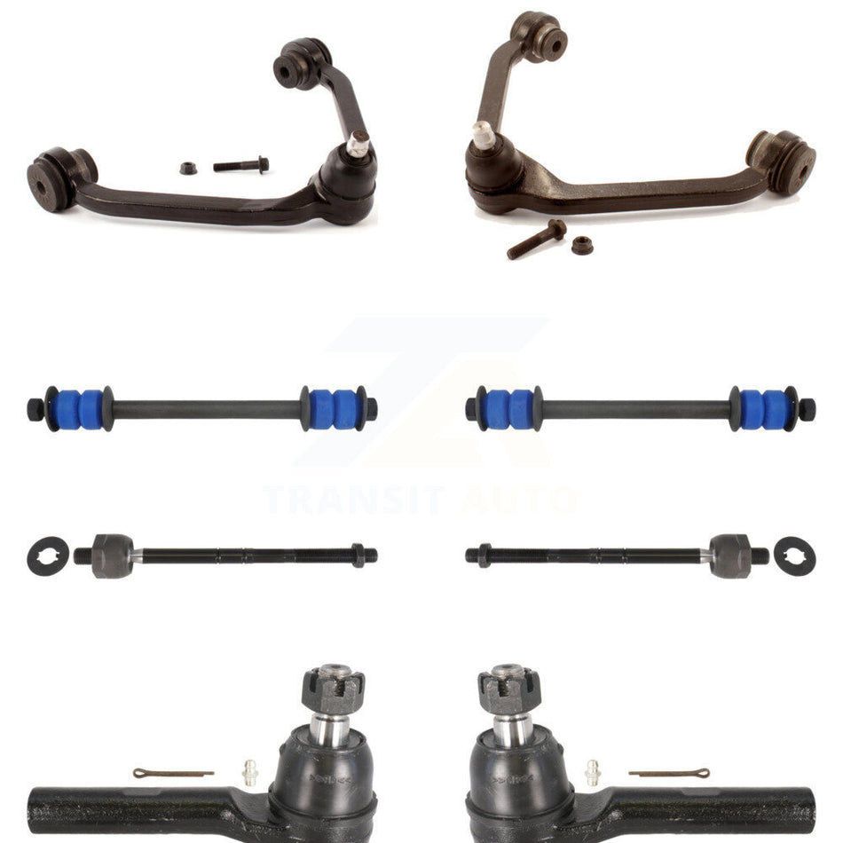 Front Suspension Control Arm And Ball Joint Assembly Steering Tie Rod End Stabilizer Bar Link Kit (8Pc) For 2001-2005 Ford Explorer Sport Trac KTR-103185
