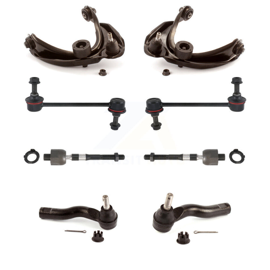 Front Suspension Control Arm And Ball Joint Assembly Steering Tie Rod End Stabilizer Bar Link Kit (8Pc) For Lincoln MKZ KTR-103202