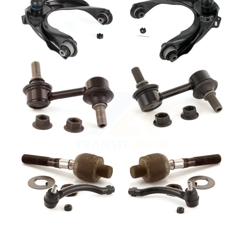 Front Suspension Control Arm Ball Joint Tie Rod End Link Kit (8Pc) For 2007-2008 Acura TL KTR-103262