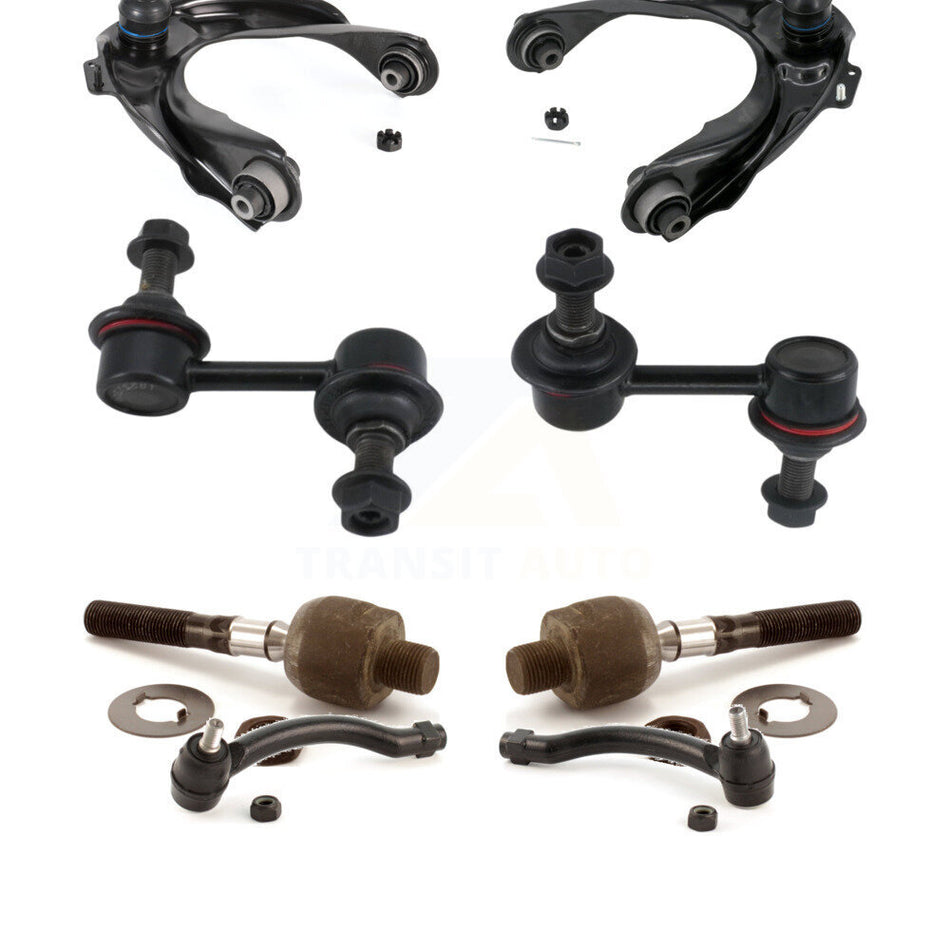 Front Suspension Control Arm Ball Joint Tie Rod End Link Kit (8Pc) For 2007-2008 Acura TL KTR-103262