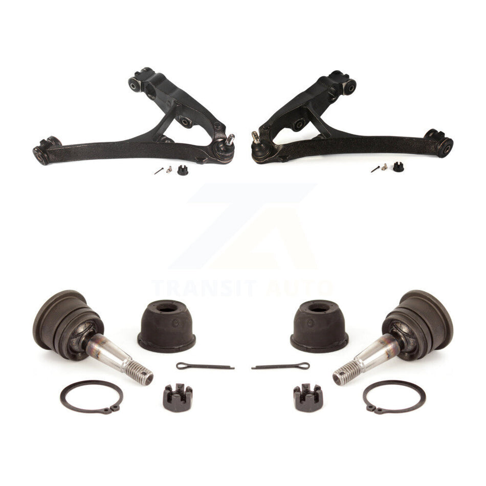 Front Suspension Control Arms And Upper Ball Joints Kit For Chevrolet Silverado 1500 GMC Tahoe Sierra Suburban Yukon Avalanche XL Cadillac Classic Escalade Express 2500 ESV EXT Savana KTR-103321