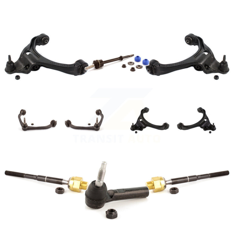Front Control Arms Assembly And Lower Ball Joints Tie Rods Link Sway Bar Suspension Kit (10Pc) For Dakota Dodge Mitsubishi Raider Ram KTR-103486