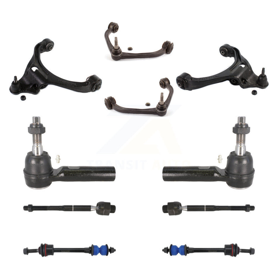 Front Control Arms Assembly And Lower Ball Joints Tie Rods Link Sway Bar Suspension Kit (10Pc) For Dakota Dodge Mitsubishi Raider Ram KTR-103486