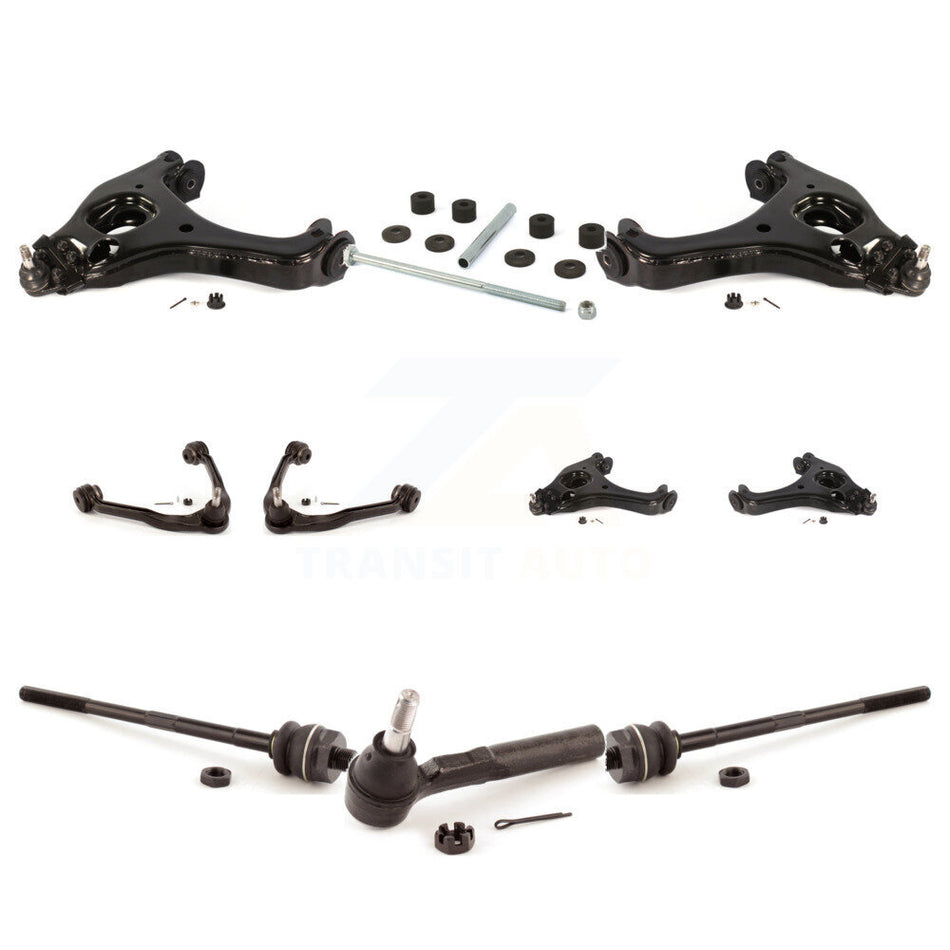 Front Control Arms Lower Ball Joints Tie Rods Link Sway Bar Kit (10Pc) For Chevrolet 1500 KTR-103487