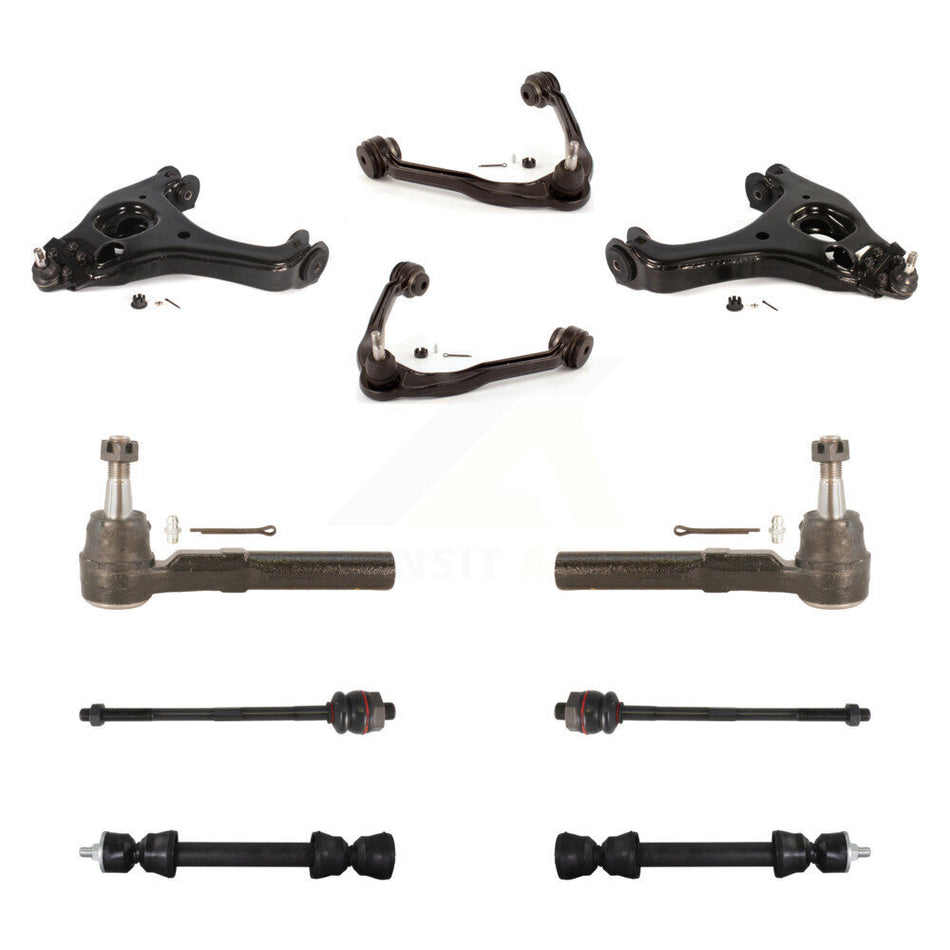 Front Control Arms Lower Ball Joints Tie Rods Link Sway Bar Kit (10Pc) For Chevrolet 1500 KTR-103487