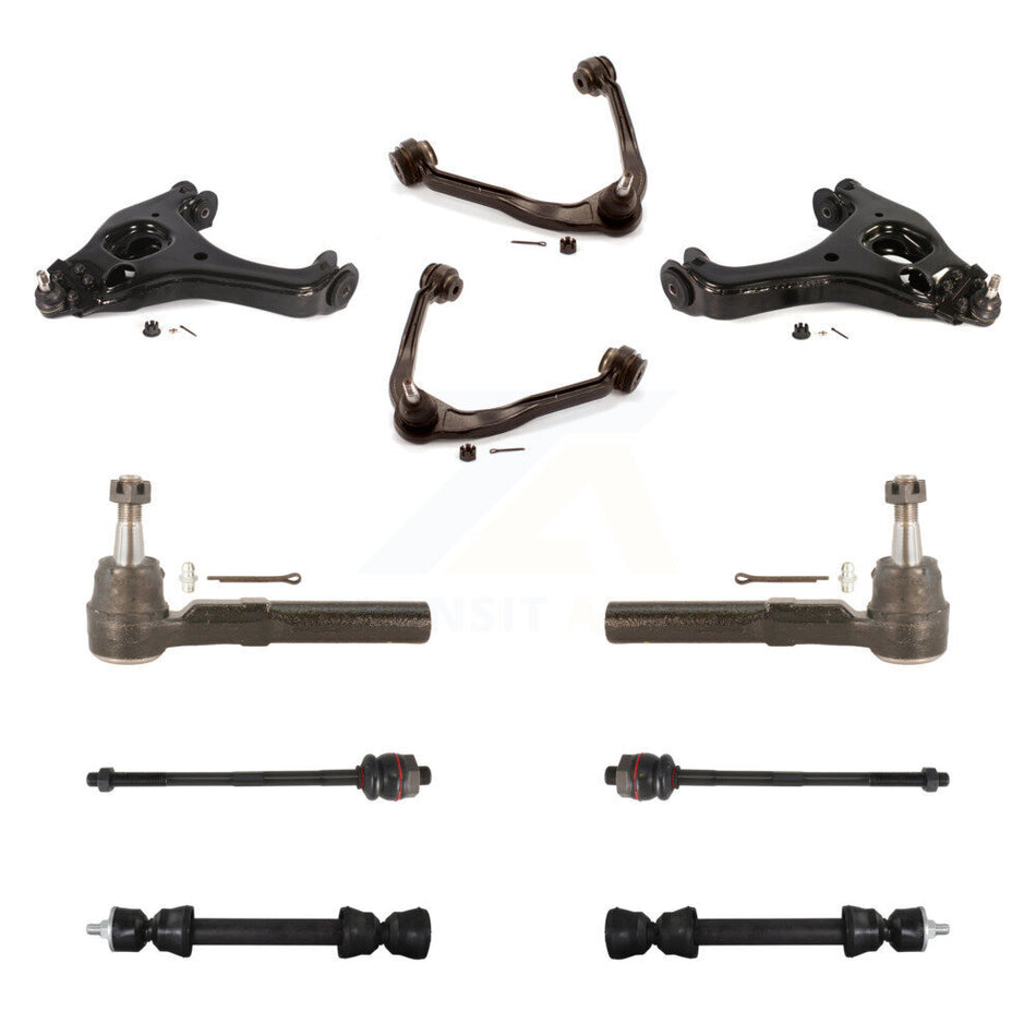 Front Control Arms Lower Ball Joints Tie Rods Link Sway Bar Kit (10Pc) For Chevrolet 1500 KTR-103501