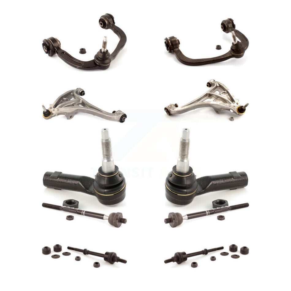 Front Control Arms Assembly And Lower Ball Joints Tie Rods Link Sway Bar Suspension Kit (10Pc) For Ford F-150 4WD KTR-103522